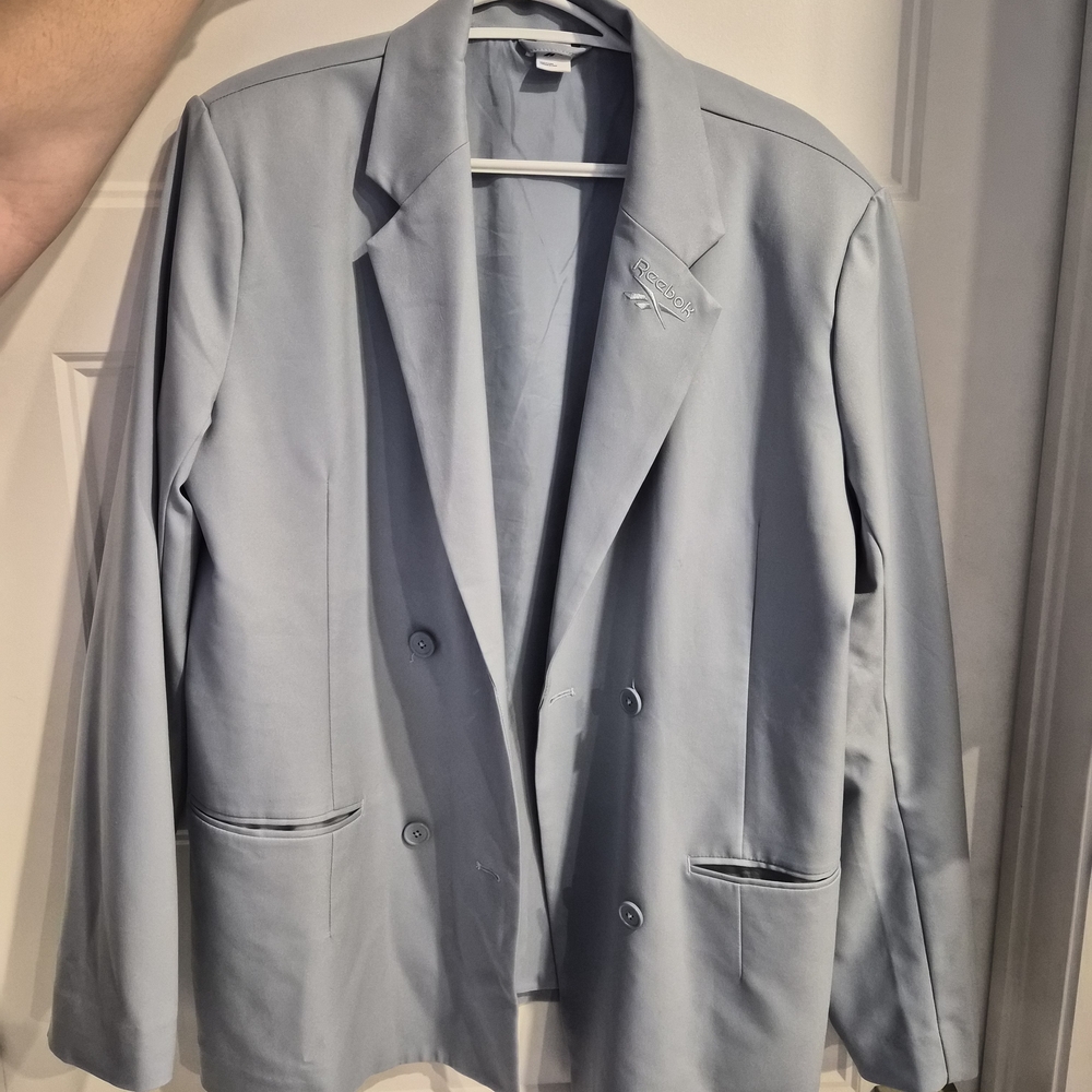 Reebok Light Blue Double-breasted Jacket